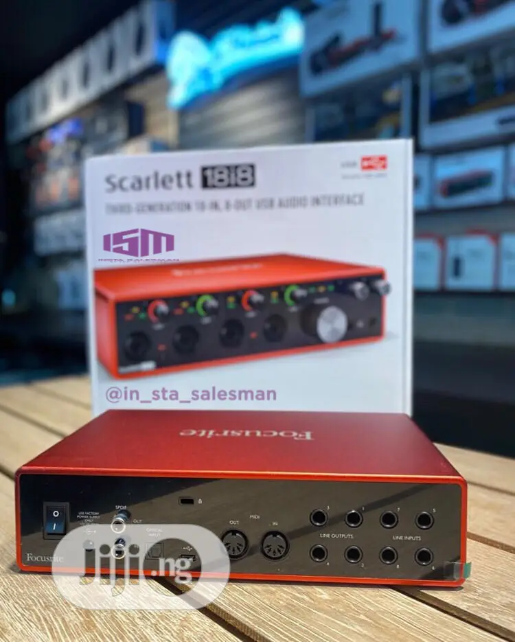 Focusrite Scarlett 18i8 3rd Gen Usb Audio Interface