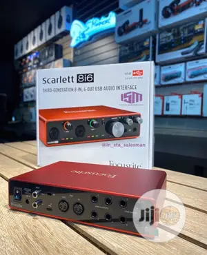 Focusrite Scarlett 8i6 3rd Gen Usb Audio Interface