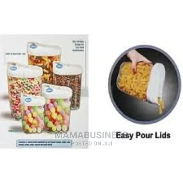 10 Piece Container Set With Easy Pour Lids