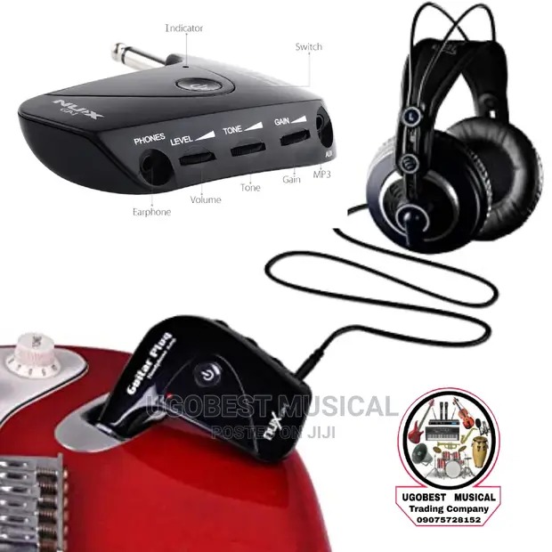 Guitar Plug Guitar Amp And Headphones Nux Guitar Plug, Headphone