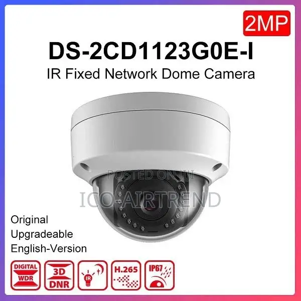 Hikvision DS-2CD1123GO-I 2.0 MP IR Network Dome Camera Full