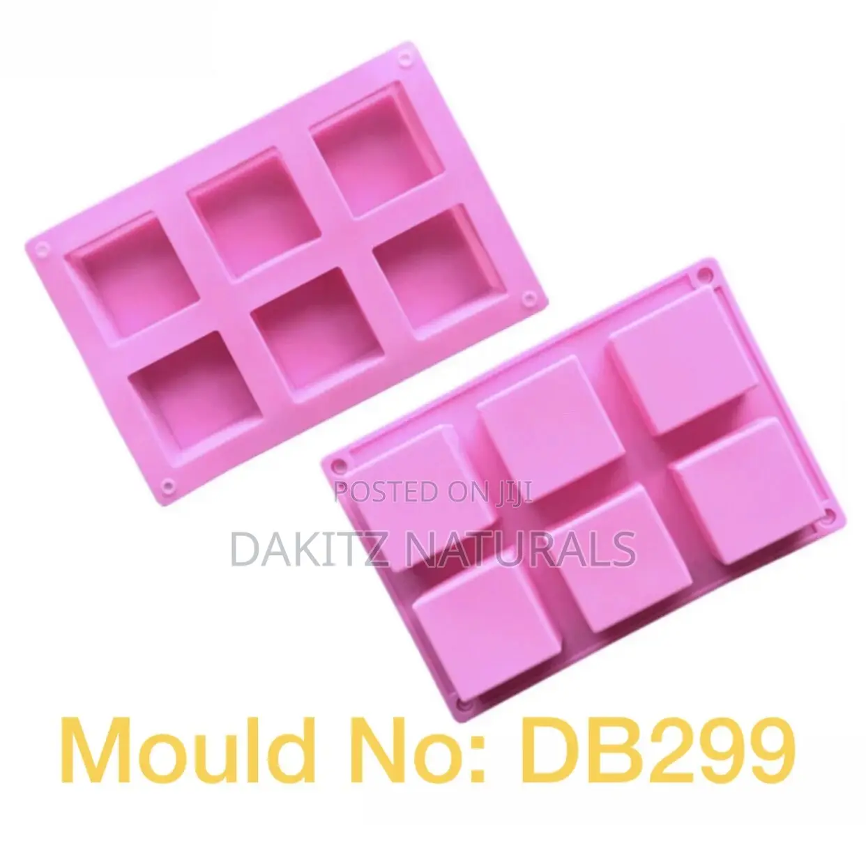 Db06 Cavity Square Shape Silicon Mould (Imported)