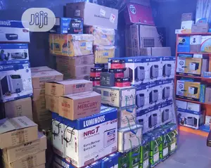 Batteries, Inverters, Solar Panels, Controllers