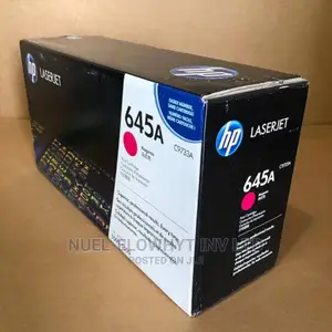 HP 645A Magenta Original Laserjet Toner Cartridge, C9733A