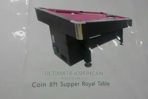 Supper Coin Royal 8fit Table Snooker Wit Coin Brand New