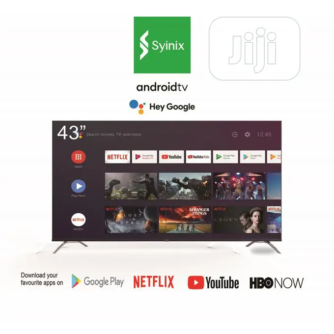Syinix 43s65 Smart Wireless Bluetooth Android Tv With Goog