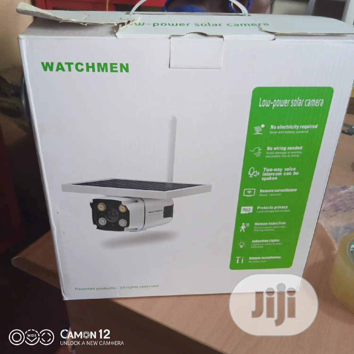 4G Wireless Solar Wi-Fi Camera, With Simcard and Memory Card