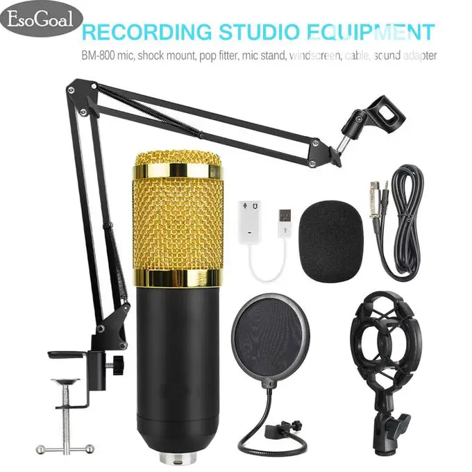 Bm800 High Quality Professional Condenser Studio Microphone