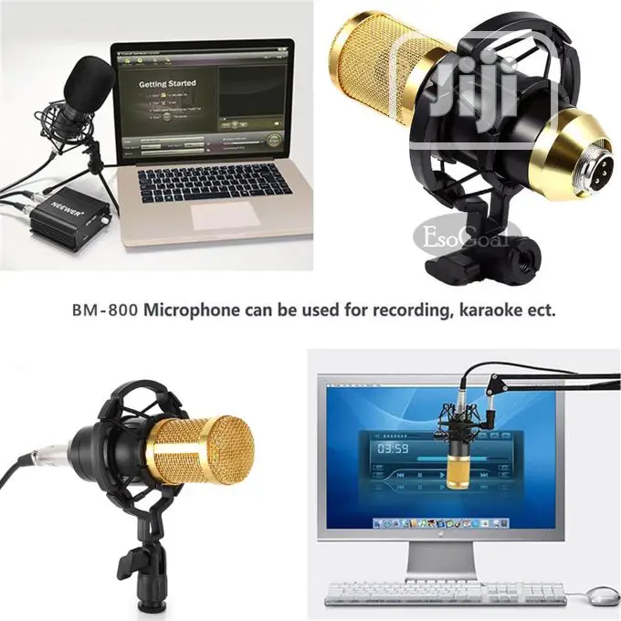 Bm800 High Quality Professional Condenser Studio Microphone