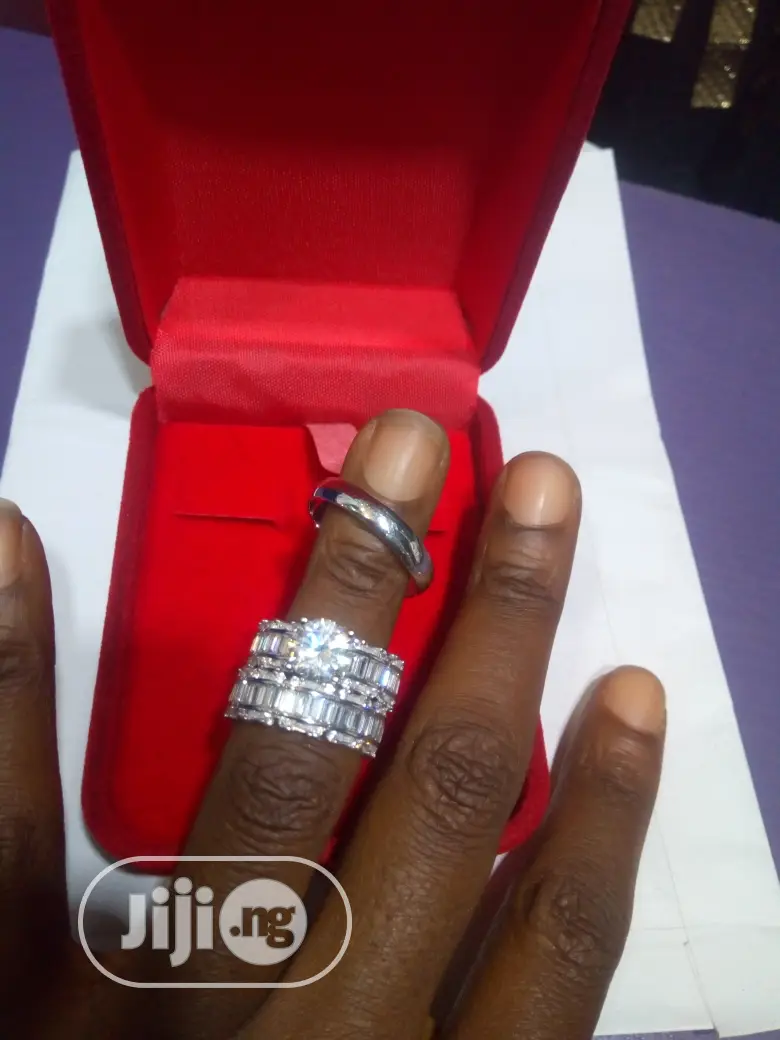 Dubai 925 Sterling Silver Wedding Ring - Silver