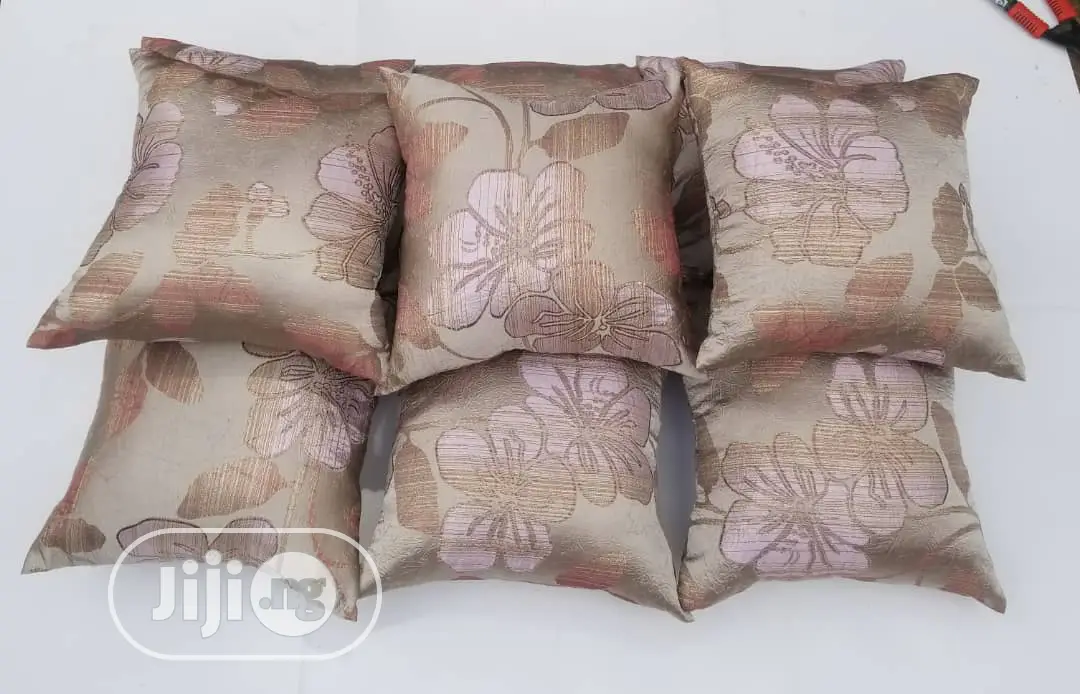 Floral Design Throw Pillow - 18" by 18"