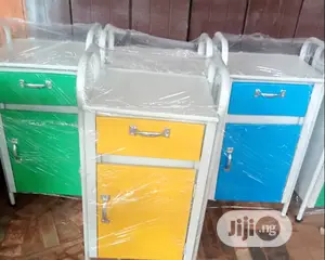 Hospital Coloured Bedside Cupboard