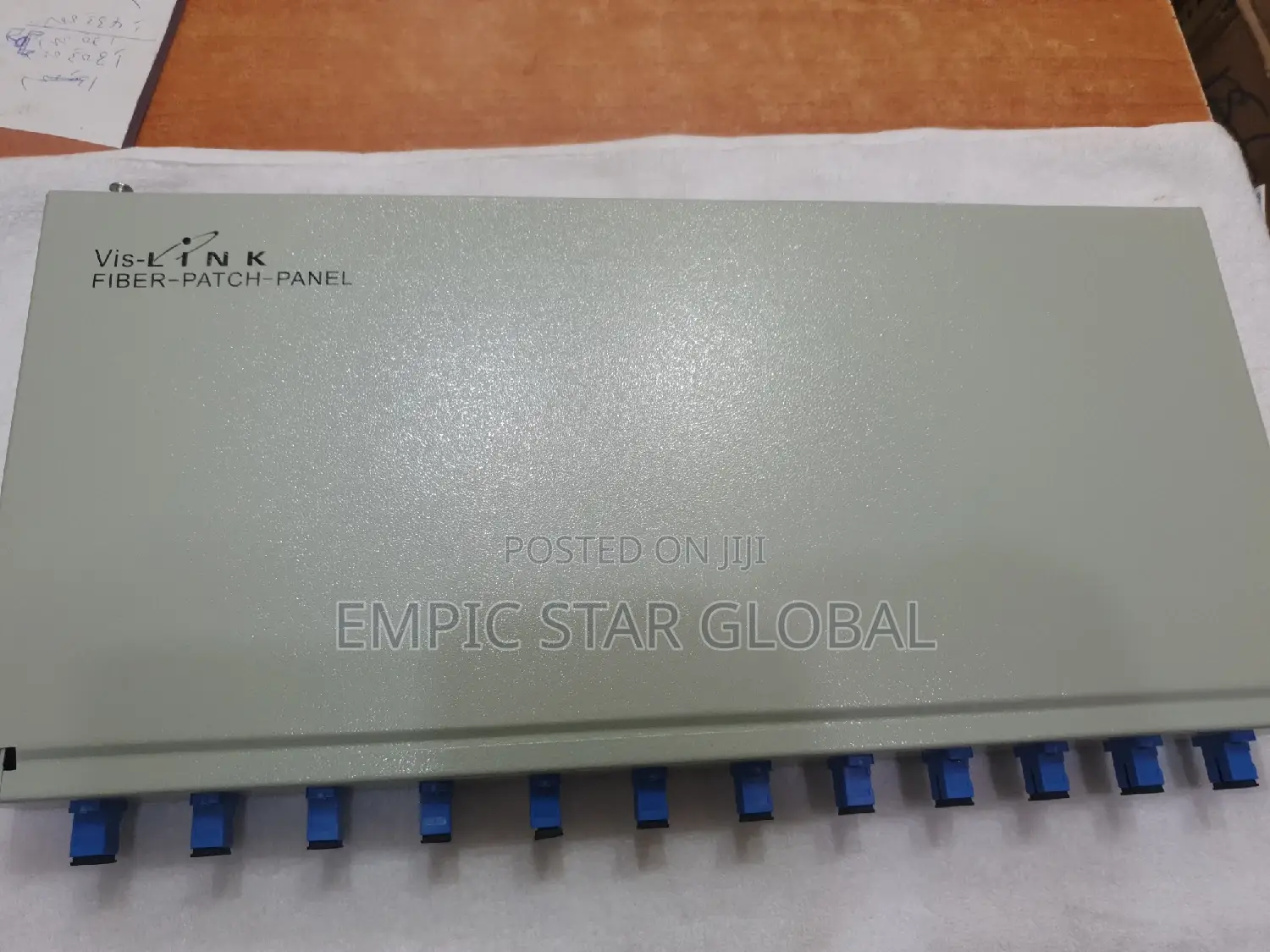 Vis-Link Fiber Patch Panel 12port Single Mode SC Simplex 1U