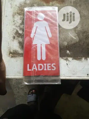 Ladies Toilet Signage.