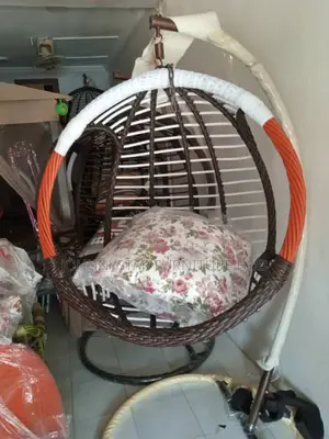 Luxury Indoor/Outdoor Rattan Made Hanging Swing Chair.