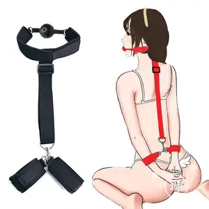 BDSM Leather Bondage Kit Adult Sex Toys