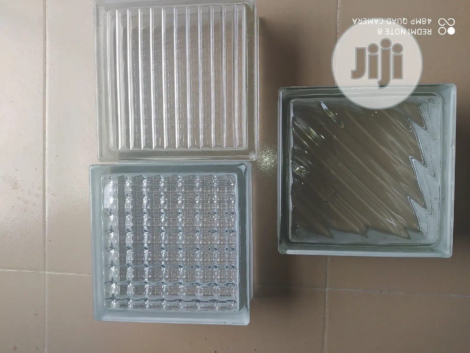 White Glass Blocks