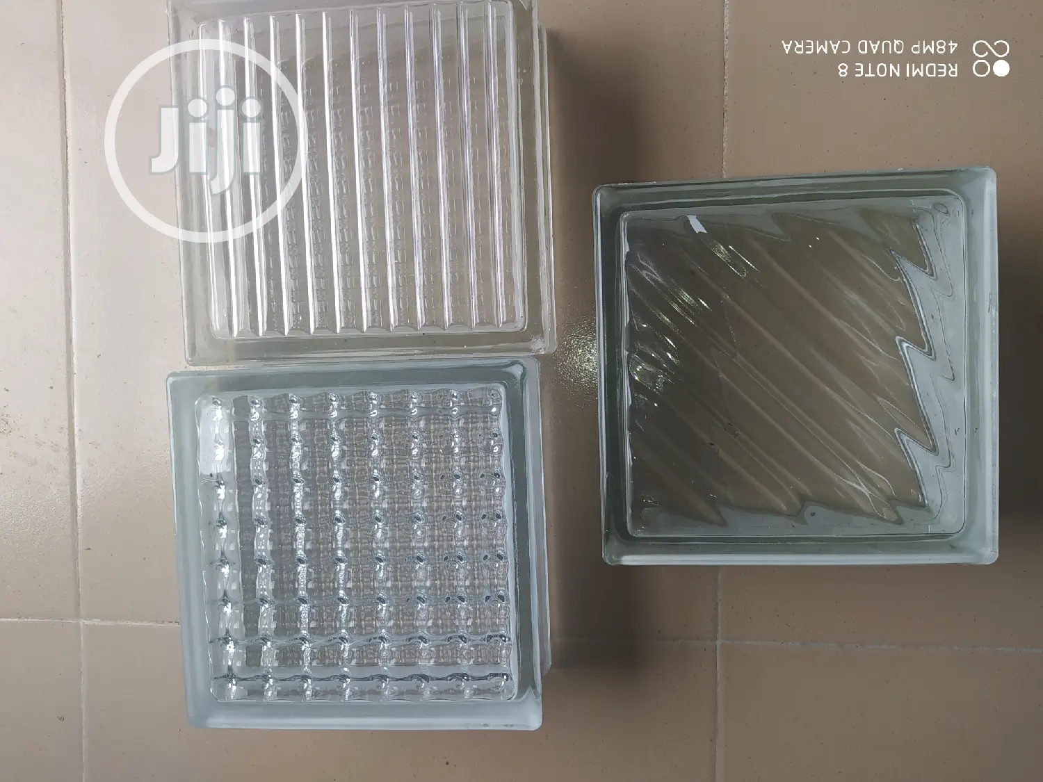 White Glass Blocks