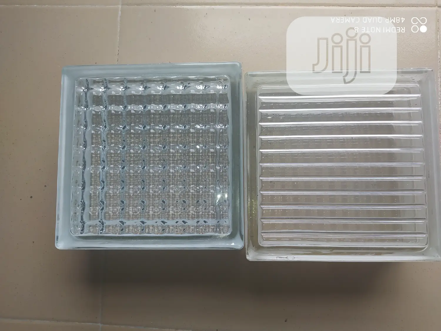 White Glass Blocks