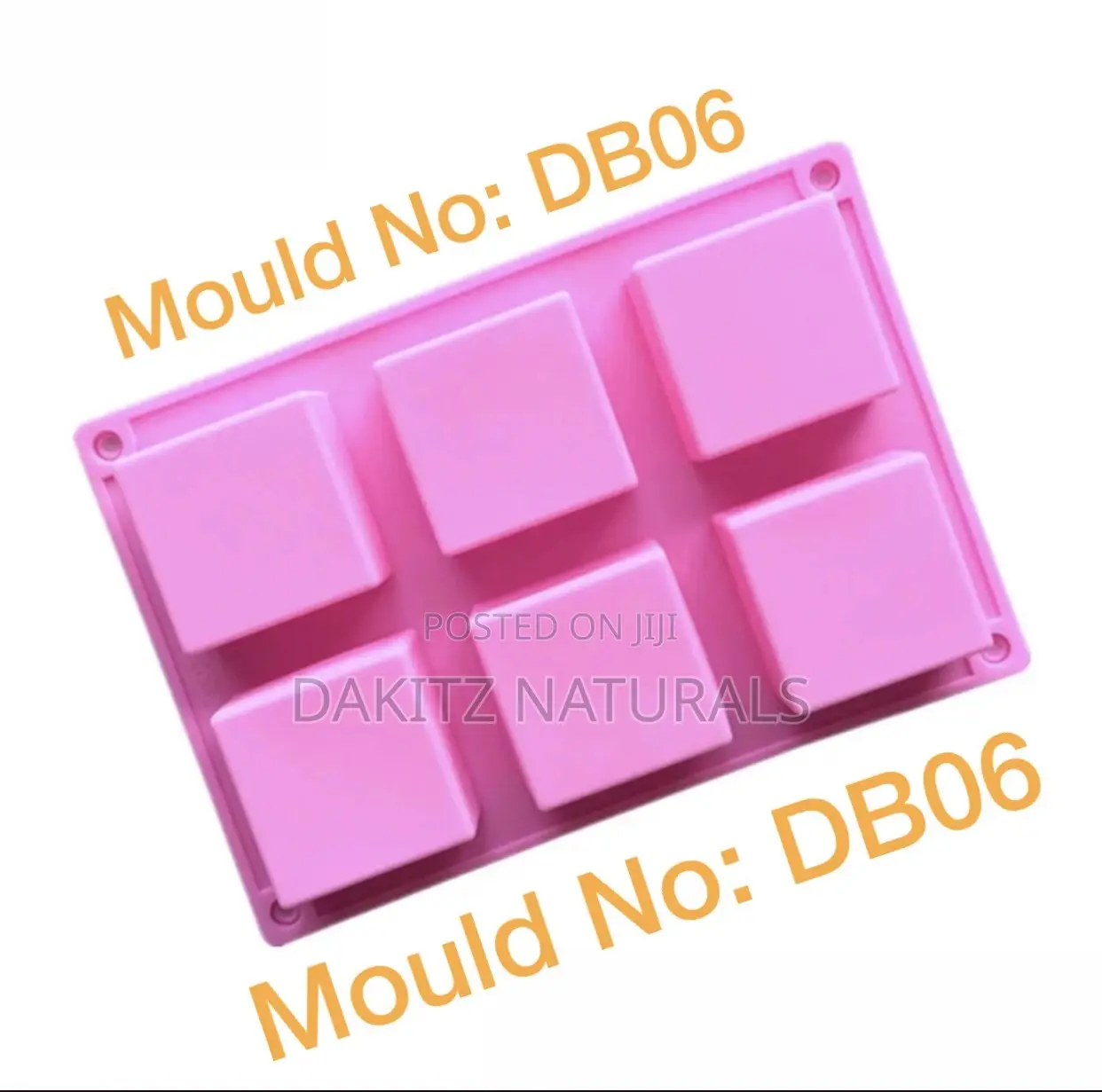 Db06 Cavity Square Shape Silicon Mould (Imported)