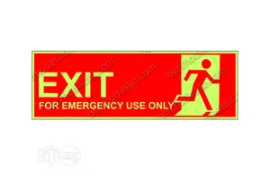 Exit Signs - Glow In The Dark (Benrhodes Nigeria Limited)