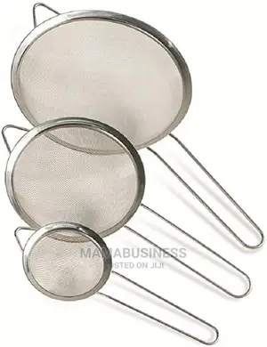 3pc Stainless Steel Strainer Set