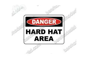 Danger - Hard Hat Area Sign (Benrhodesltd.Com)