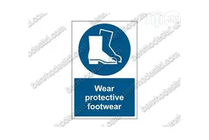 Protective Footwear Sign