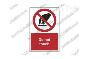 Do Not Touch Sign