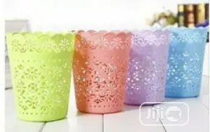 Dozen of Home Office Fancy Trendy Plastic Waste Basket
