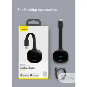 Baseus Meteorite Shimmer Wireless Display Adapter -black