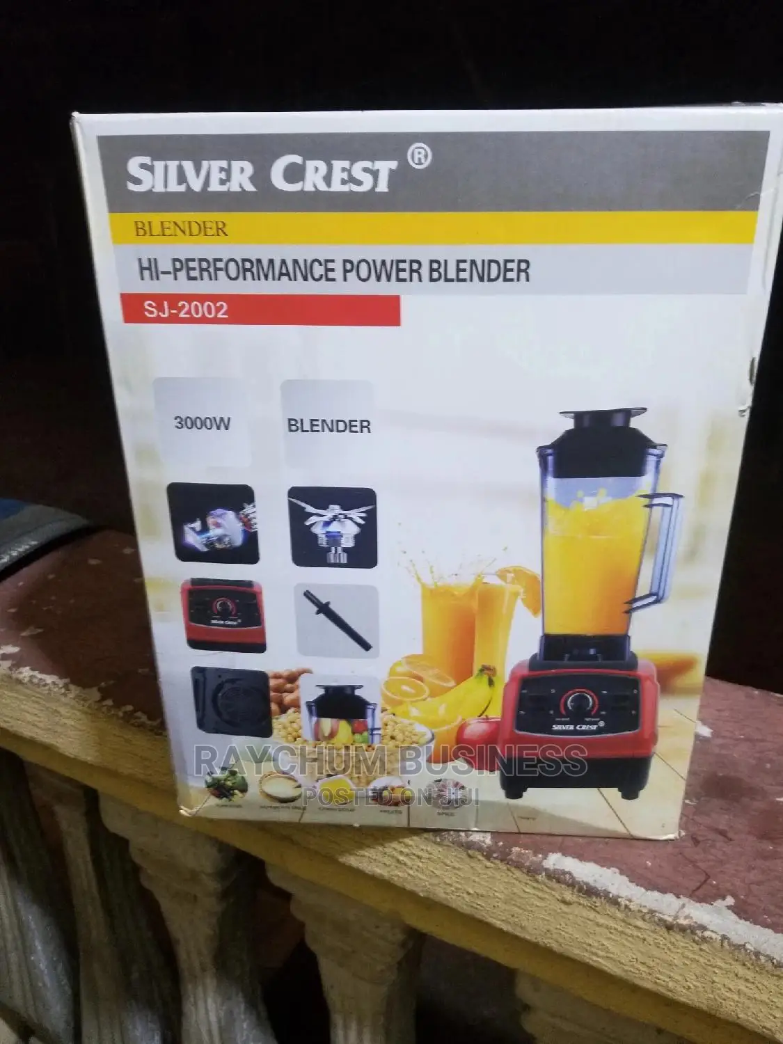 Silver Crush Power Blender Crusher 3000watts