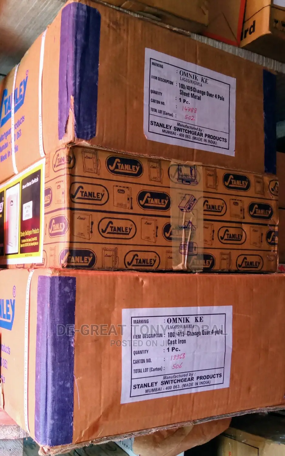 Stanley Changeover 100amps