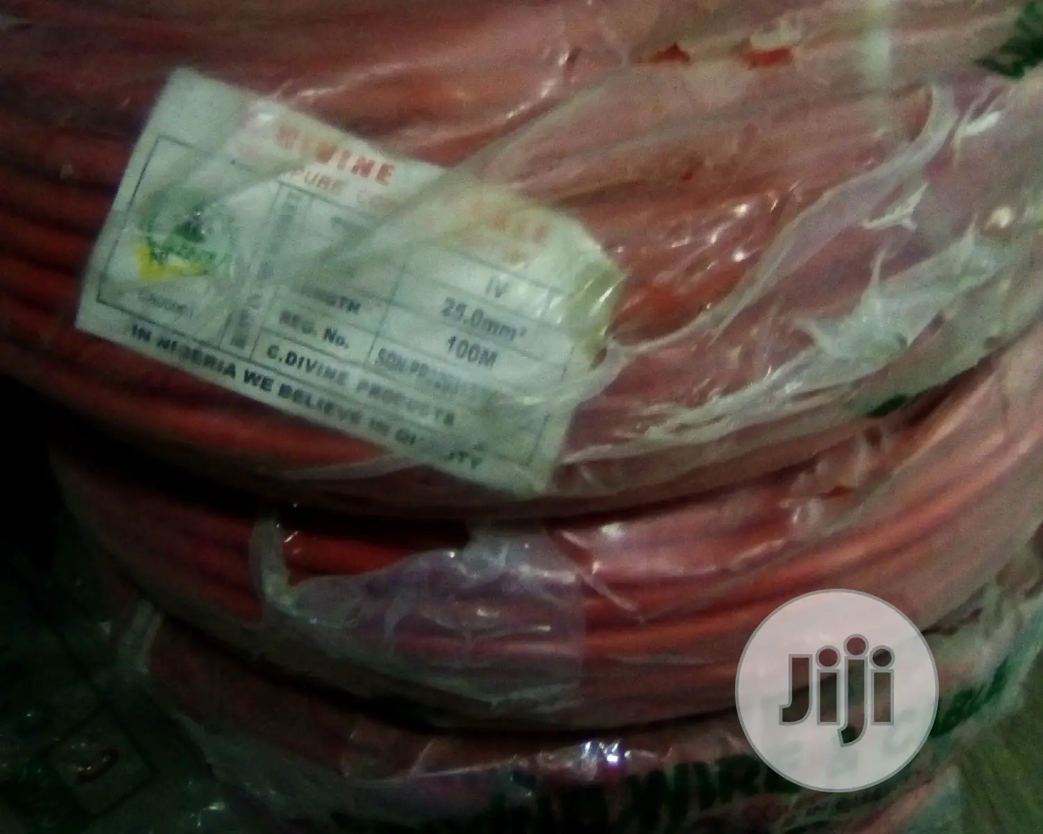 Cdivine 25mm Single Cables Nig Standard