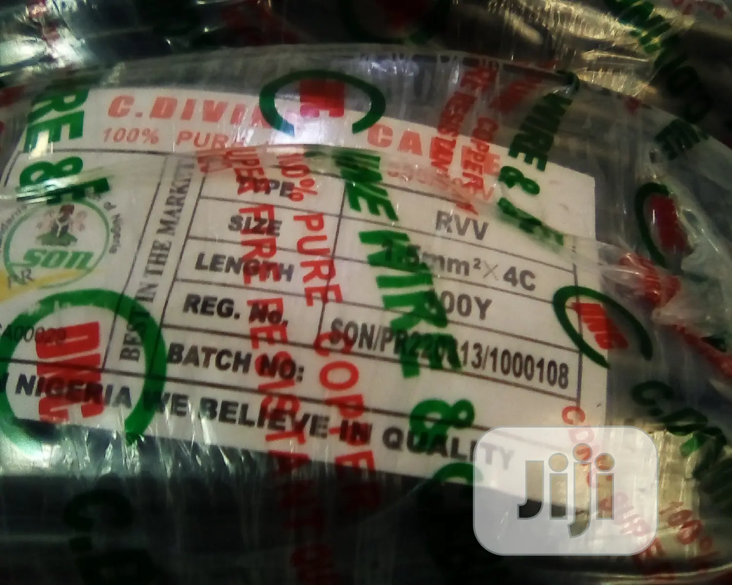 Cdivine 1.5mmx4c Flexible Cable Int'l Standard