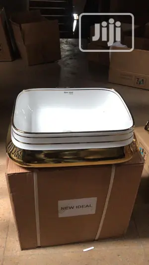 Rose Gold Patterned Counter Top Basin