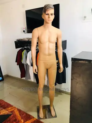 Male Handsome Face Plastic Mannequin