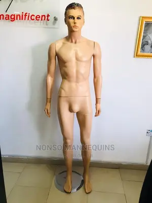 Male Full Body Plastic Mannequin for Male Clothes