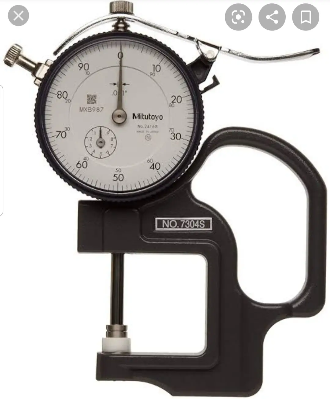 Mitutoyo Thickness Gauge