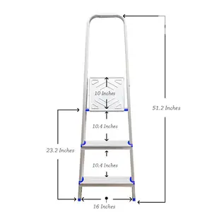 3 Step Aluminium Ladder