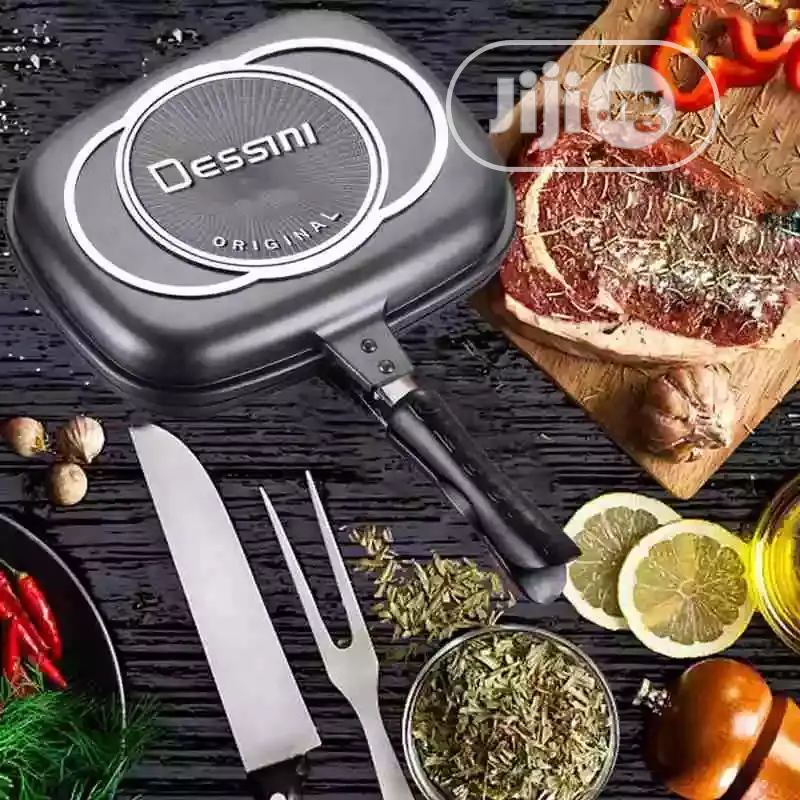 36cm Dessini Double Sided Grill Pan