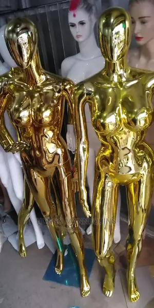 Big Bust Size 12 G6 Gold Chrome Female Mannequins