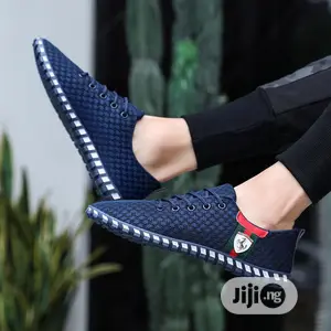 Men's Sneakers , Flat Shoe Canvas