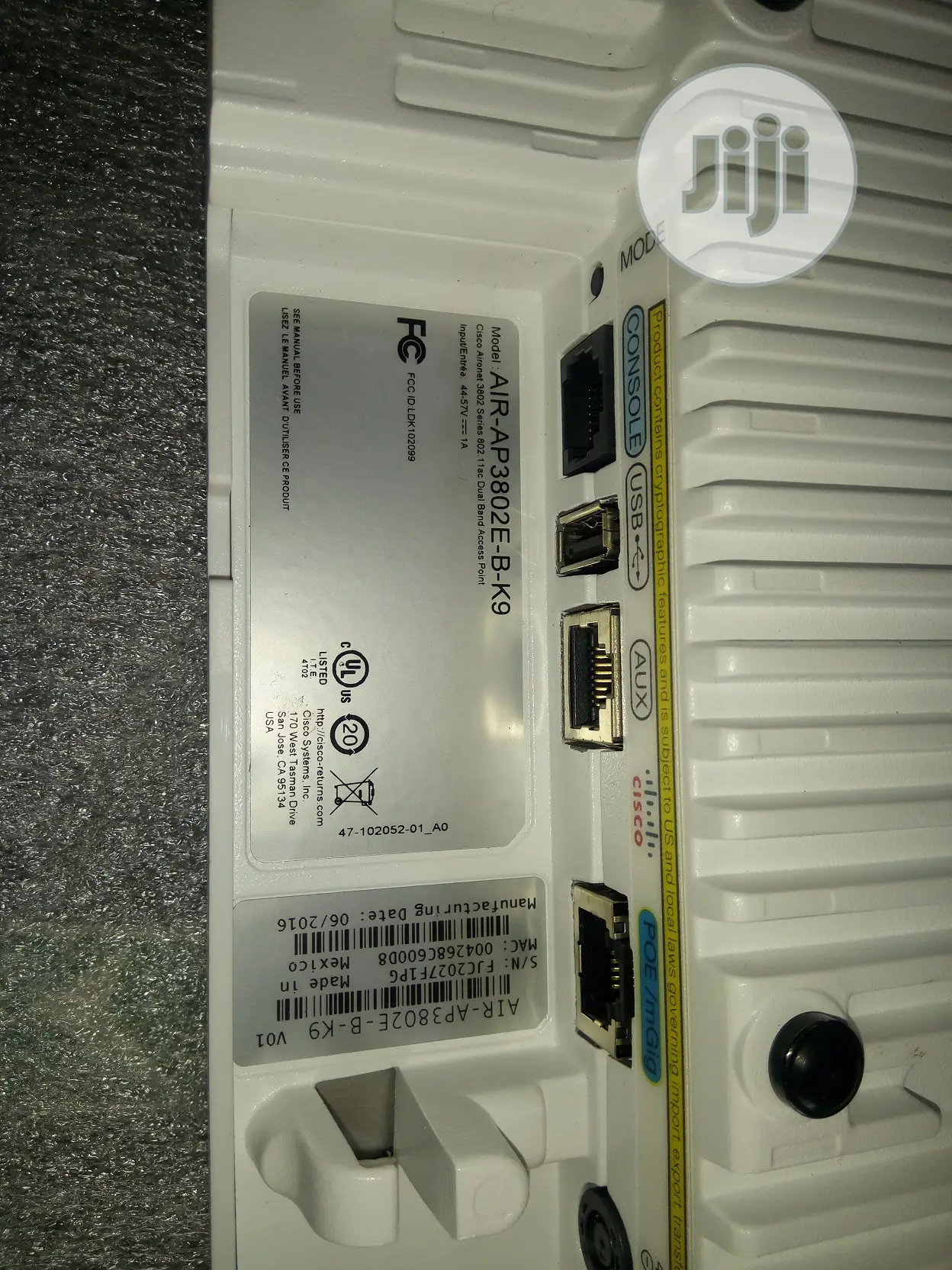 CISCO Aironet 3802E 802.11ac Wireless Access Point