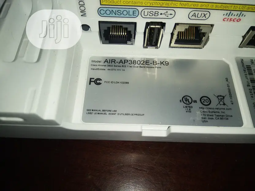 CISCO Aironet 3802E 802.11ac Wireless Access Point