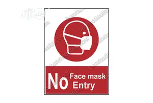 No Face Mask No Entry Sign - Benrhodesltd.Com