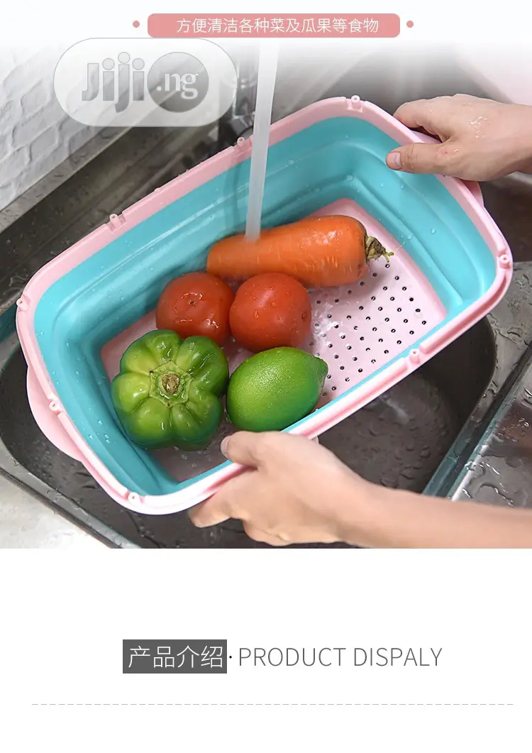 9 In1 Multifunctional Cutter Collapsible Colander