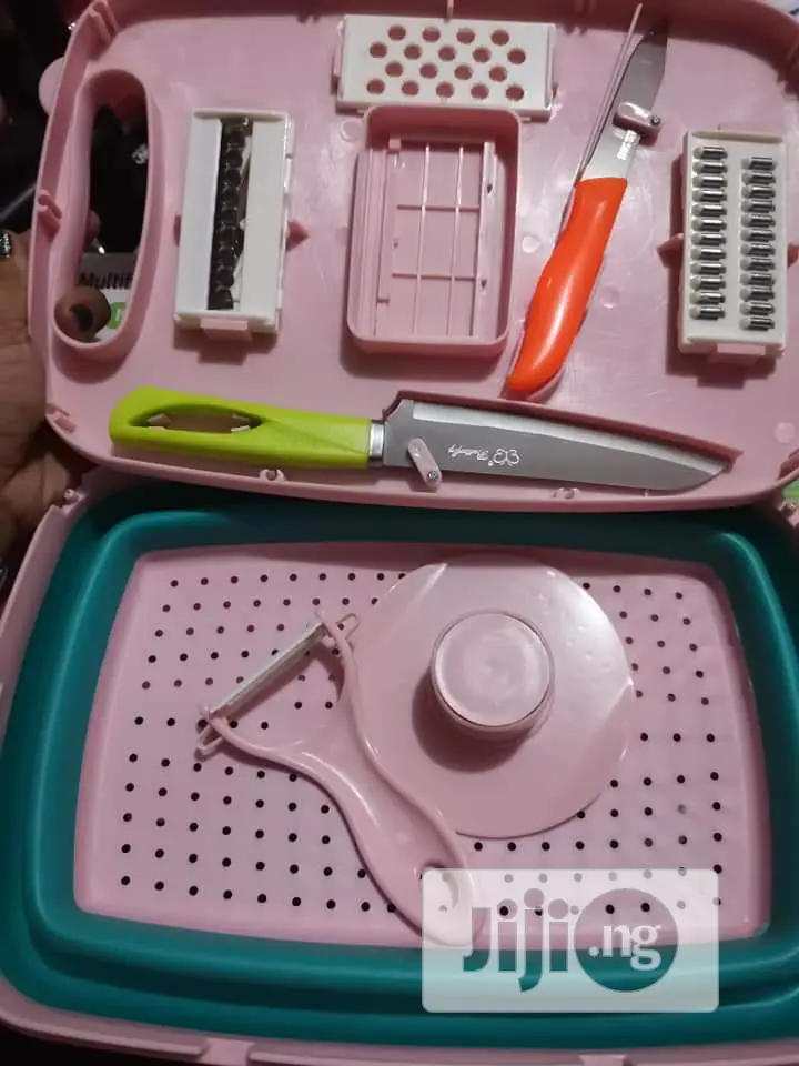 9 In1 Multifunctional Cutter Collapsible Colander