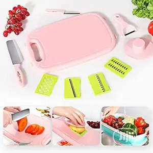 9 In1 Multifunctional Cutter Collapsible Colander