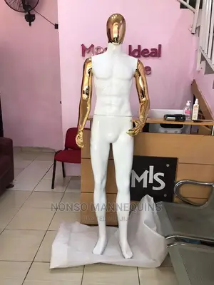 Gold And White Male Mannequin